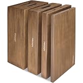 PROAIM APPL-Box Set of 4 for Filmmaking, Photography &amp; Studio - Dark Brown | 12-ply plywood in Full/Half/Quarter/Pancake sizes to build any height; handle cutouts; for cameras, props, lights &amp; seating