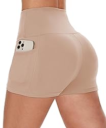 CAMPSNAIL Biker Shorts Women with Pockets