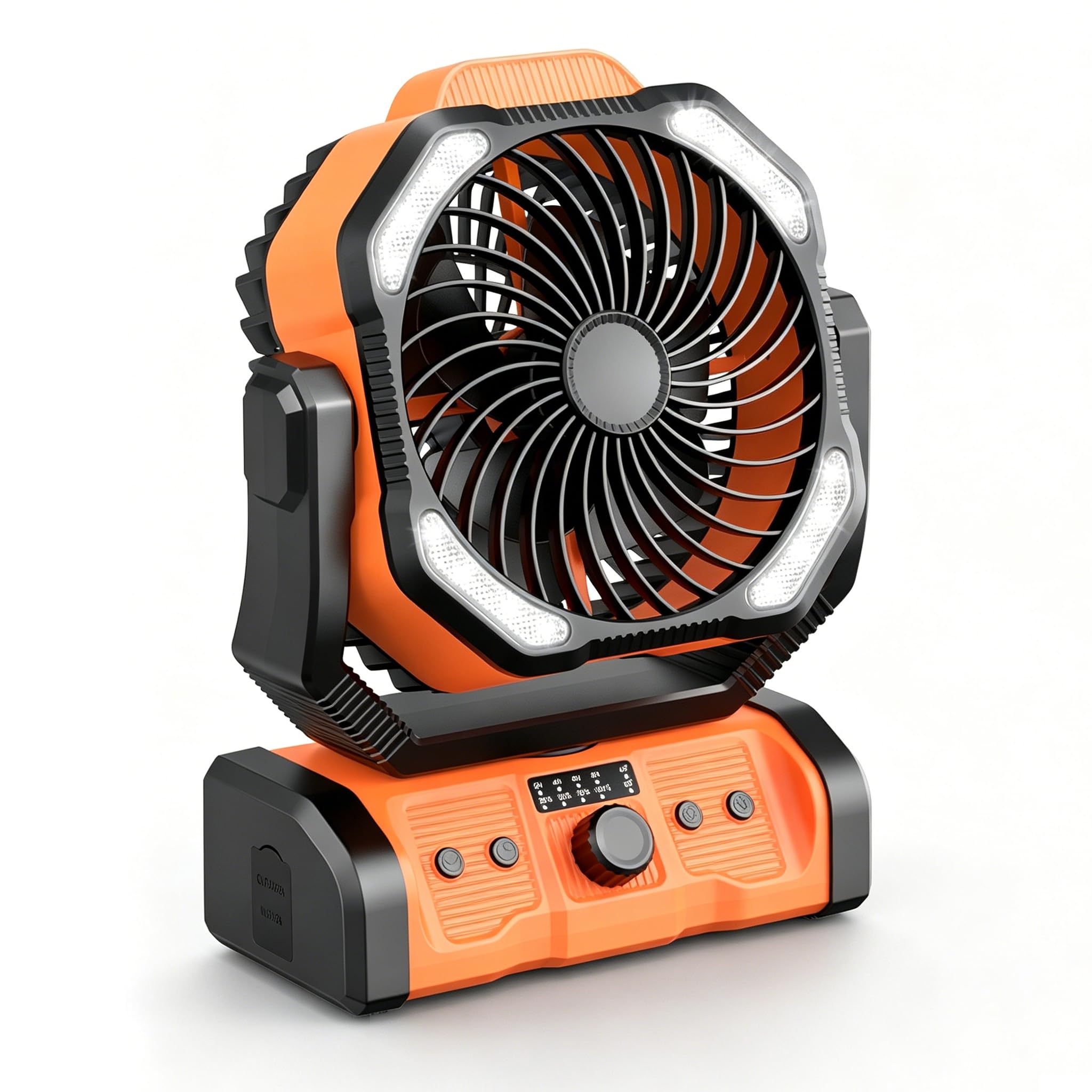 Portable Rechargeable Camping Fan 20000mAh Cordless Battery Powered Fans