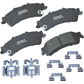 Bendix Premium SBM792HD Semi-Metallic Rear Brake Pads for select Cadillac 60, DeVille, DTS, Chevrolet Astro, Cheyenne, Silverado, Suburban, Tahoe, GMC Safari, Sierra, Yukon (Heavy Duty Brakes models)