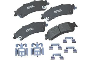 Bendix Premium SBM792HD Semi-Metallic Rear Brake Pads for Select Models Cadillac DeVille, DTS, Chevrolet Astro, Silverado 1500, 1500 Classic, Suburban Tahoe, GMC Safari, Sierra Yukon, Yukon XL