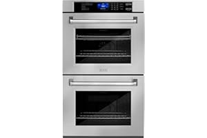 Z LINE KITCHEN AND BATH ZLINE 30" Professional Double Wall Oven with Self Clean and True Convection in Stainless Steel (AWD-30)