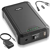 Rapthor Rechargeable 12V 6500mAh / 5V 13000mAh DC Output Battery Pack | with 12.6V 2A Fast Charger for LEDs, Router, CCTV, DIY, Car Stereo, Speaker, Breast Pump, Telescope, Heated Clothing