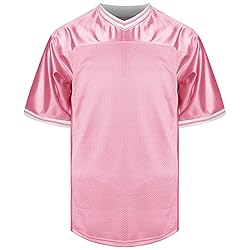 Blank Football Jerseys Mesh Athletic Football Shirt