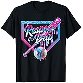 Baseball Drip for Boys Ice Cream Drip Youth Boys Baseball T-Shirt