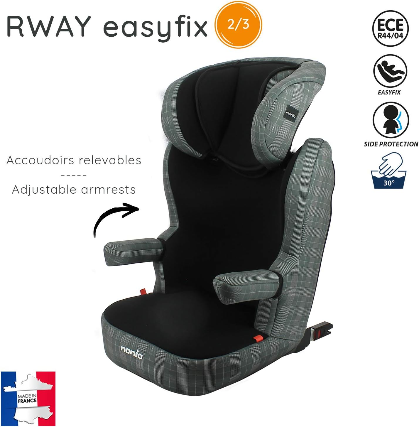 siege auto isofix groupe 2 3 nania