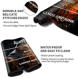 EDGFRTOIO Playmat with Zones for MTG Card Game