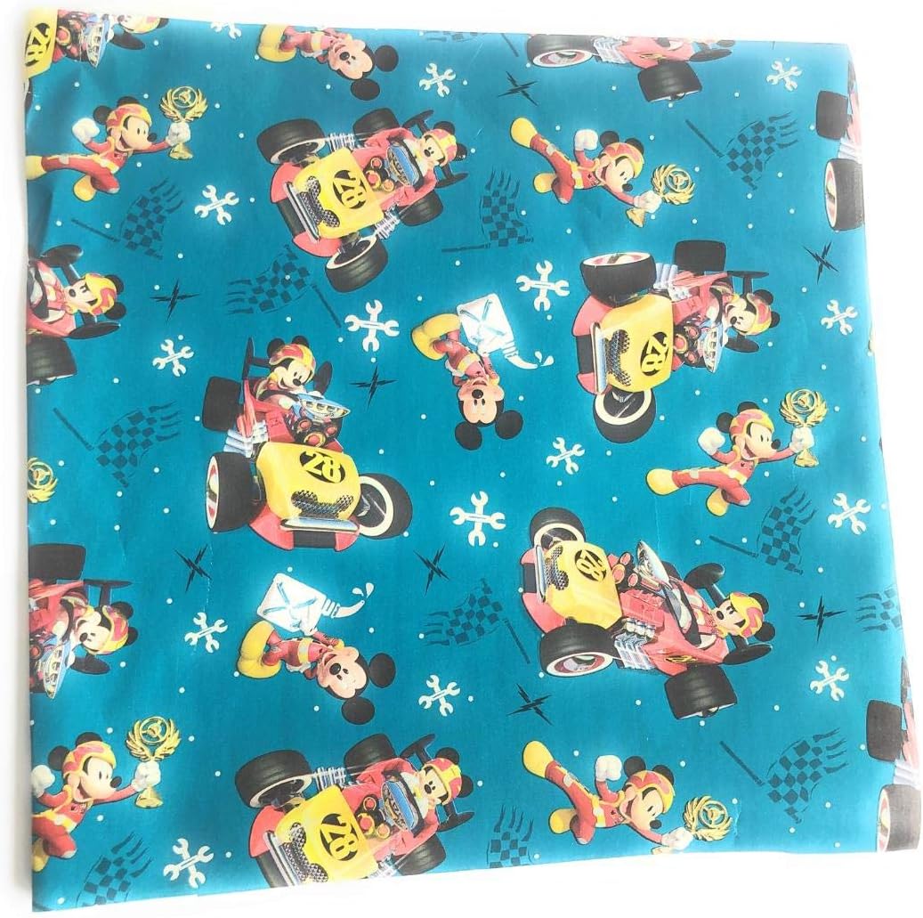 Mickey Mouse Roadster Racers Christmas Wrapping Paper (1 Roll)