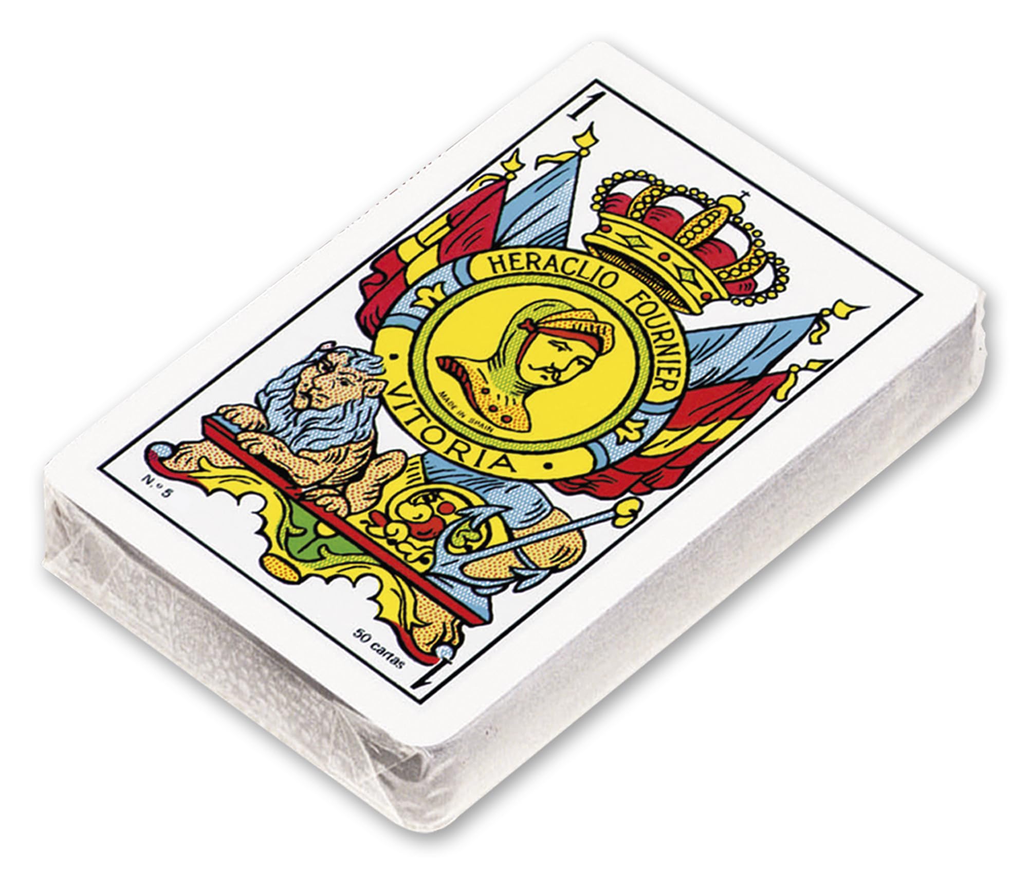 Fournier Spanish Deck, 50 Cards, Multi-Coloured (F20996)