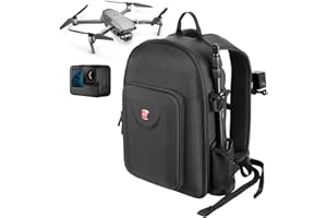Smatree Backpack Compatible with DJI Mavic 2 Pro/Mavic 2 Zoom/G*Pro 2018/12/11/10/9/8/7/6/5/4/3 plus/3, Fit for DJI Smart Controller