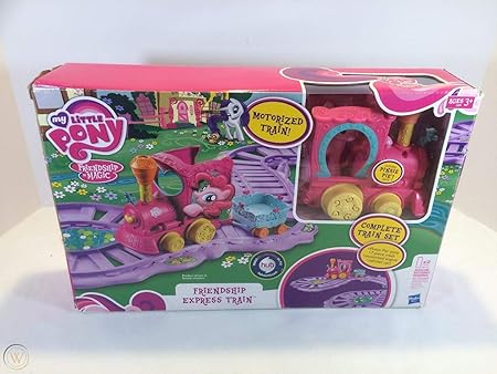 MM RETAILS My Little Horse Toy  Friendship Express and Toy Train with Track Set with Sound and Light