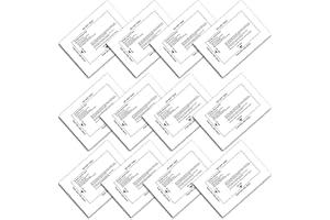 Ansoon Paper Shredder Lubricant Sheets, Paper Shredder Sharpening & Lubricating Sheets (12PCS)