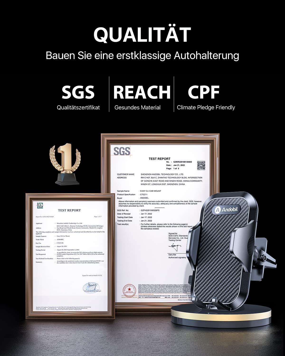andobil Handyhalterung Auto Lüftung [2026 Neueste Lüftungsclip] Kfz Handy Halterung [100% Sicherer Griff ] 360° Drehbar Autohalterung Zubehör für iPhone 17 Pro Max Air 16 15 14 13 12 Galaxy S25 Ultra 7
