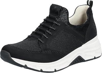 48157, Mocasín Mujer, Negro, 37 EU