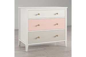 Little Seeds Monarch Hill Poppy 3 Drawer Dresser, Peach