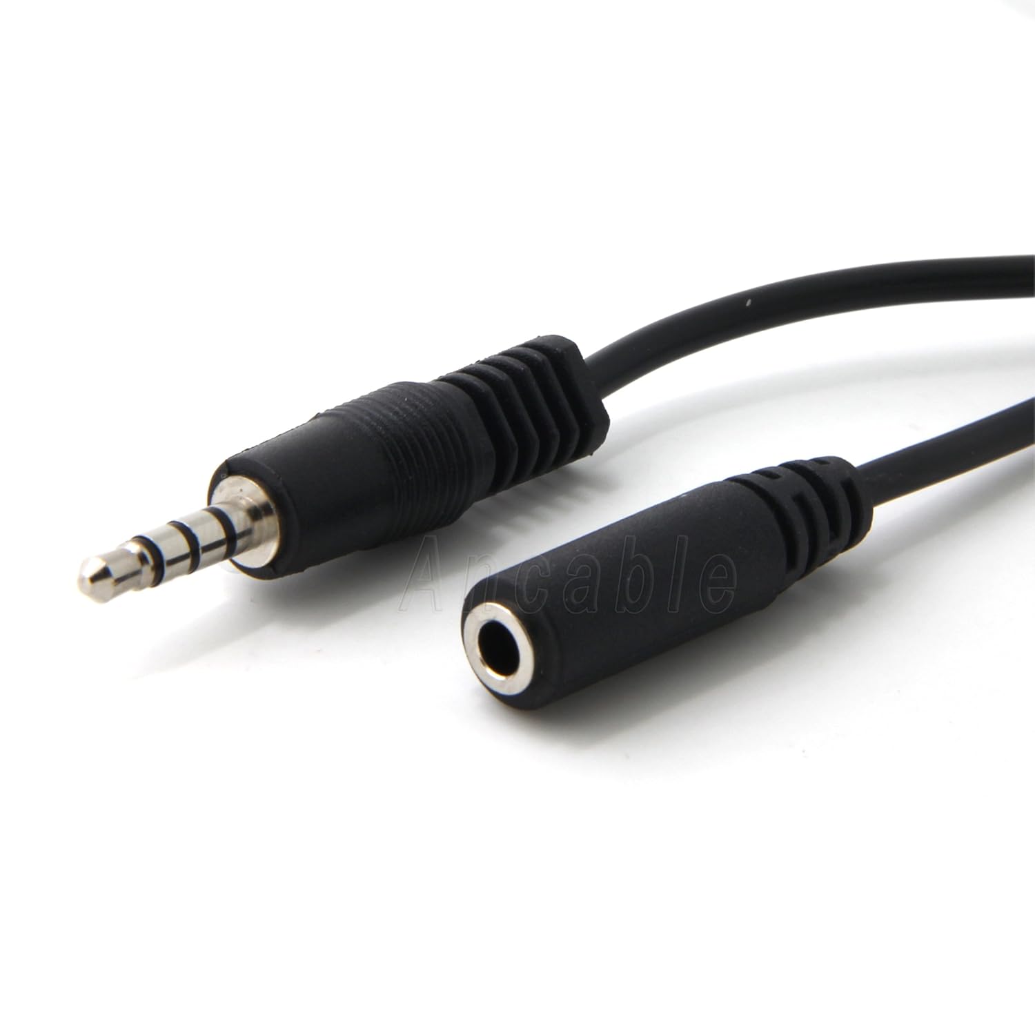 TRRS CTIA Headphone extension cable，Ancable 6ft 3.5mm Male