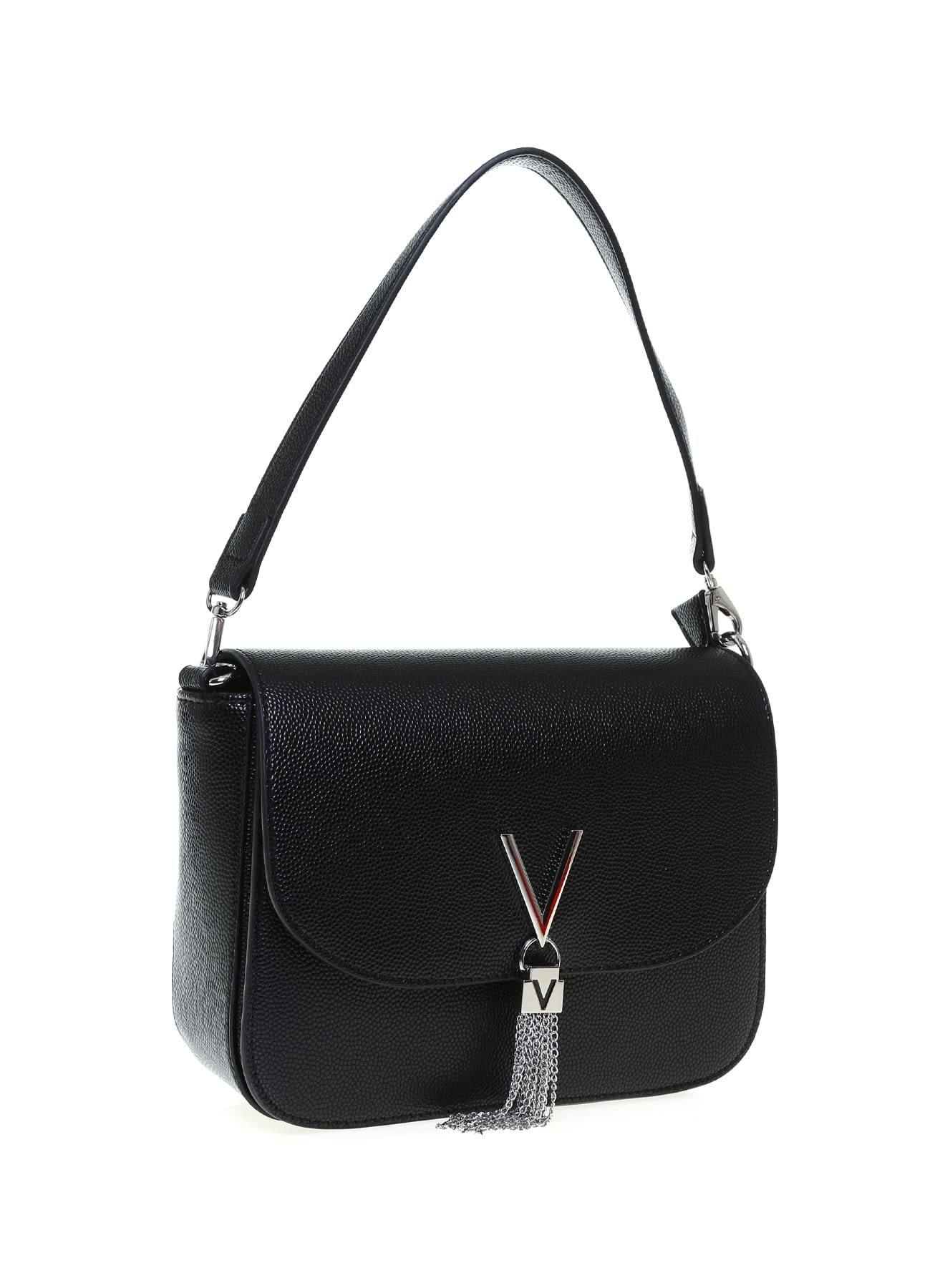 Valentino by Mario Valentino Womens Divina Satchel Black (Nero)
