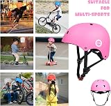XJD Kids Helmet Toddler Adjustable Bicycle Skateboard Helmet Pink Small view 2