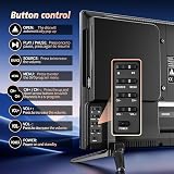 Desobry 19 inch TV with Built-in DVD Player 1080P HDMI USB Freeview 12V view 6