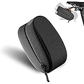 ENLEE Bike Saddle Bag, Adjustable Bicycle Seat Bag, Quick-release Tail Bag Cycling Seat Pack for Mountain Road Bikes (Black)