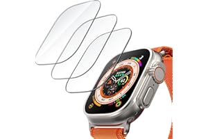 JETech Screen Protector for Apple Watch Ultra 3/2/1 49mm, Tempered Glass, HD Clear, 3 Pack