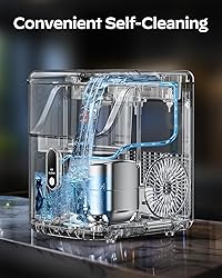 Nugget Ice Maker Countertop, HOMEZAY Pebble Ice