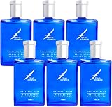 Blue Stratos Pre-Electric Shave Lotion 6 x 100ml Blue Original Cedarwood view 1