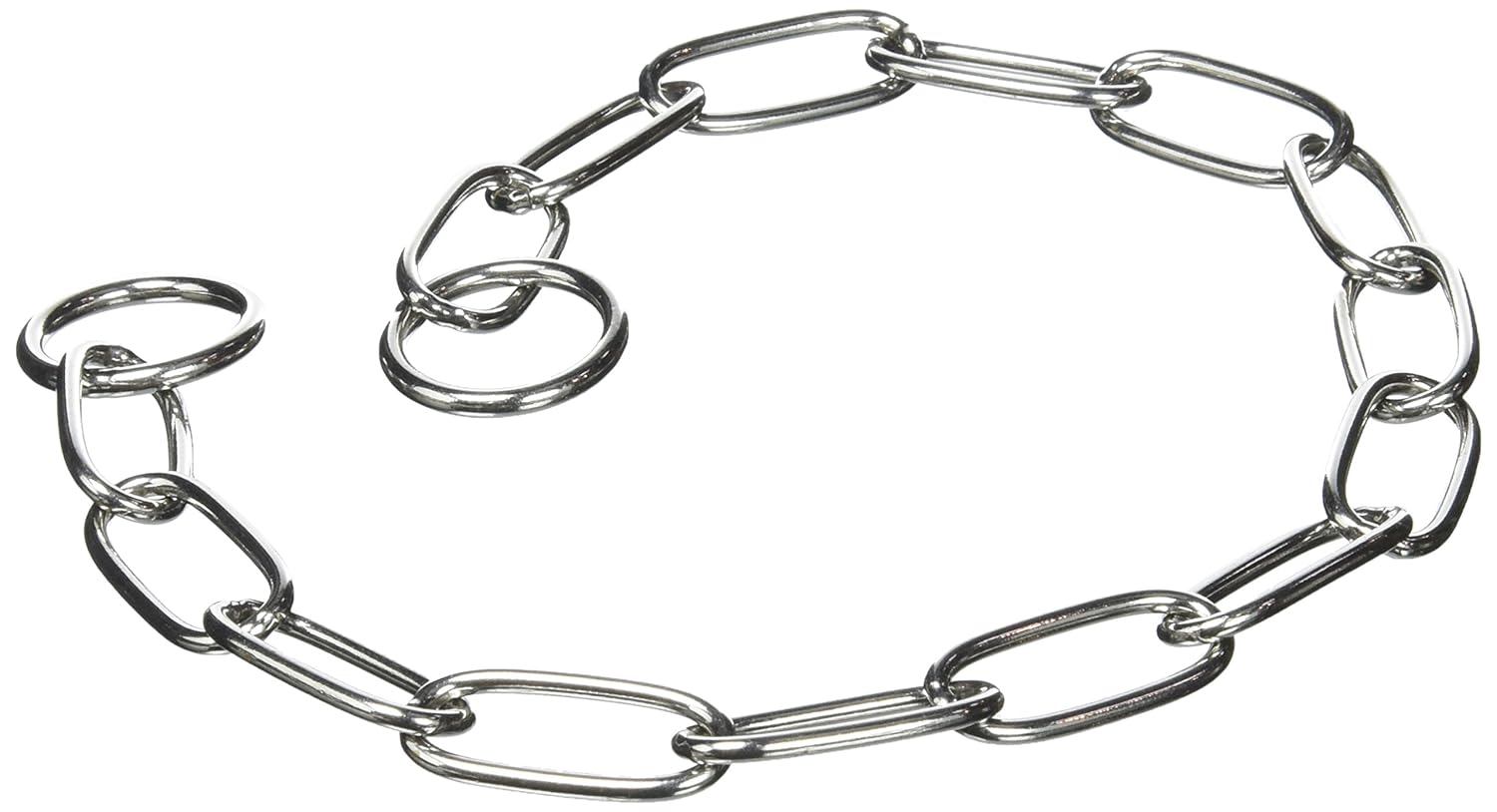 Long Link Choke Chain, stainless steel, 50 cm/3.0 mm Best Quality