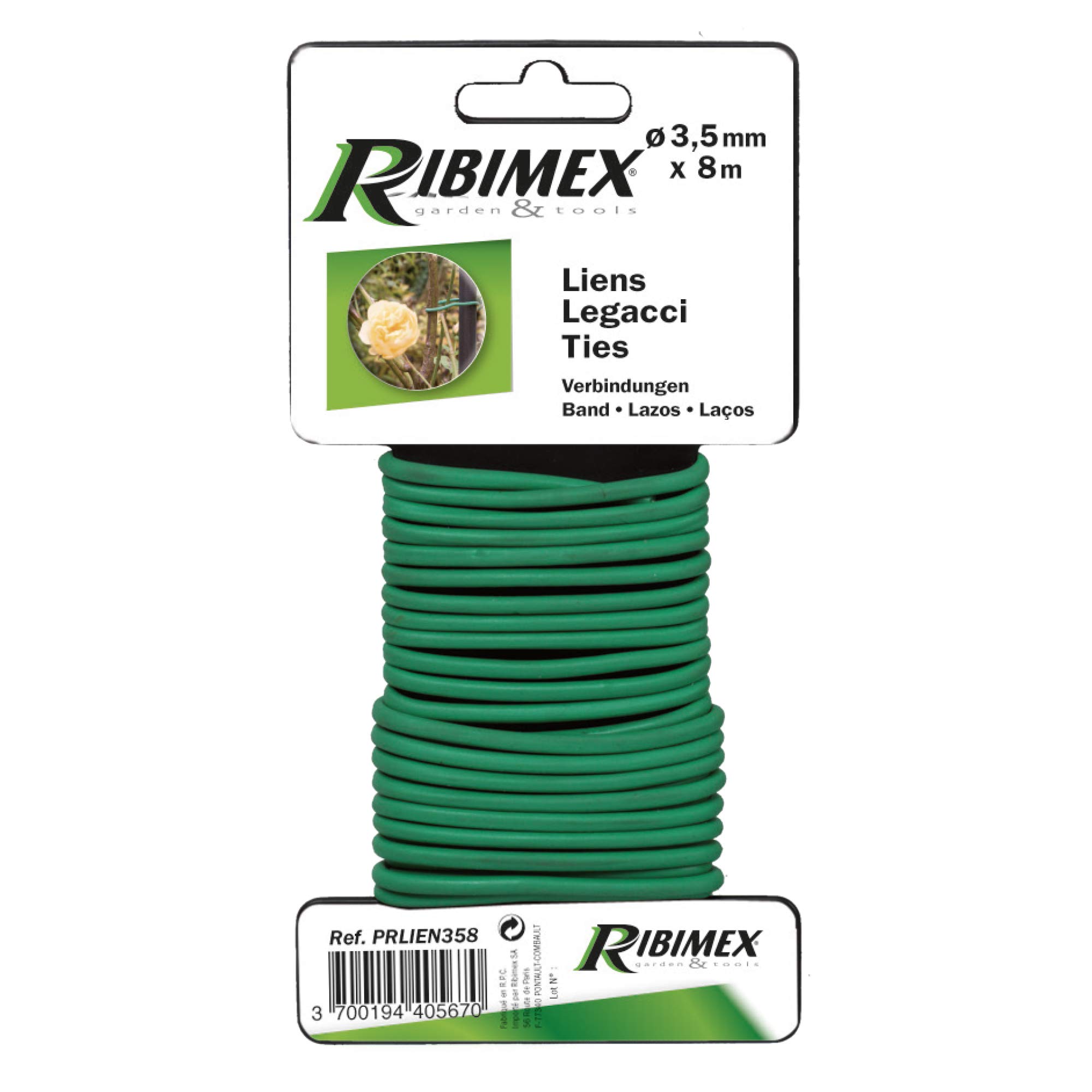 Ribiland 04669 Link for Plants Green 8 M Diameter 3.5 mm