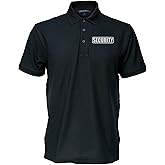 Security Polo with Reflective Design on Both Left Chest and Back, Easy Care Pique Fabric, Poly/Cotton.
