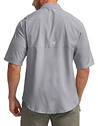 Men's Fishing Shirts with Zipper Pockets UPF