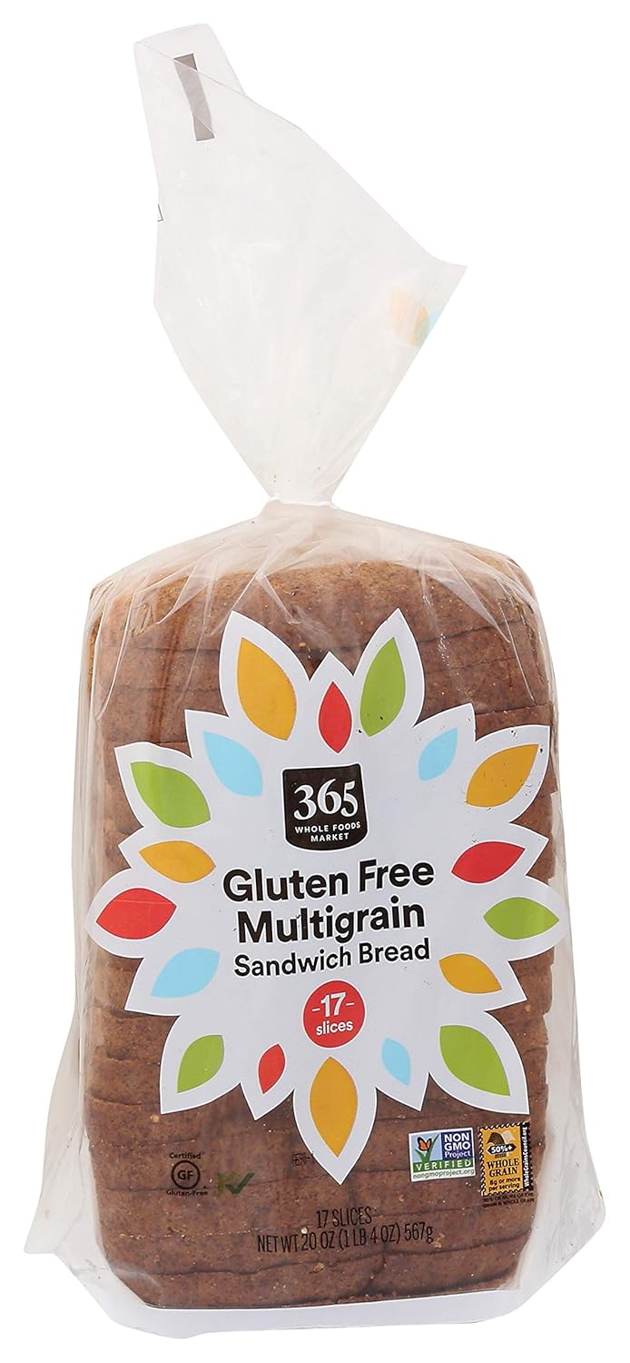 365 by Whole Foods Market, Sandwich Bread, Gluten Free Multigrain (17