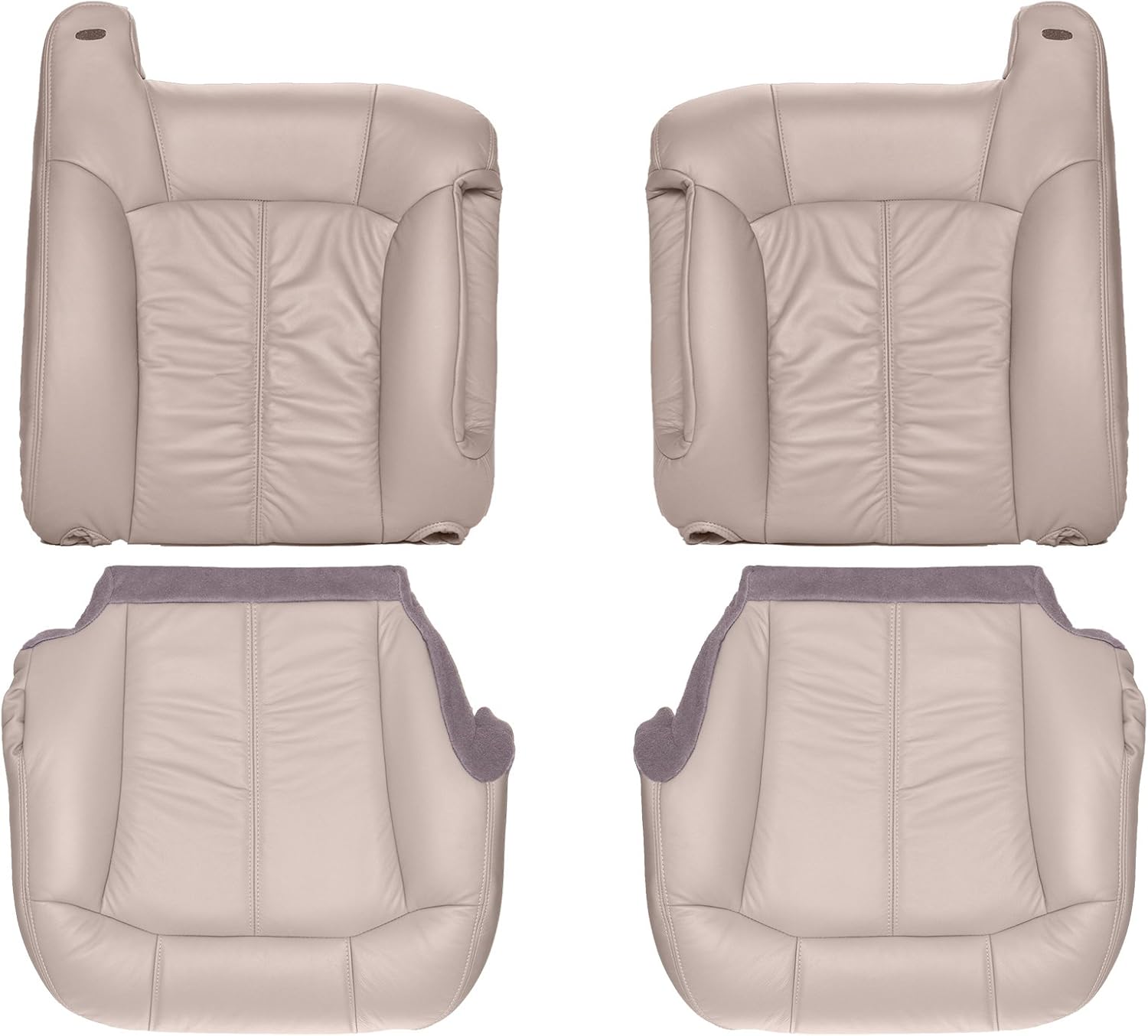 Car & Truck Seat Covers CHEVY SILVERADO 20032006 GREY S.LEATHER CUSTOM
