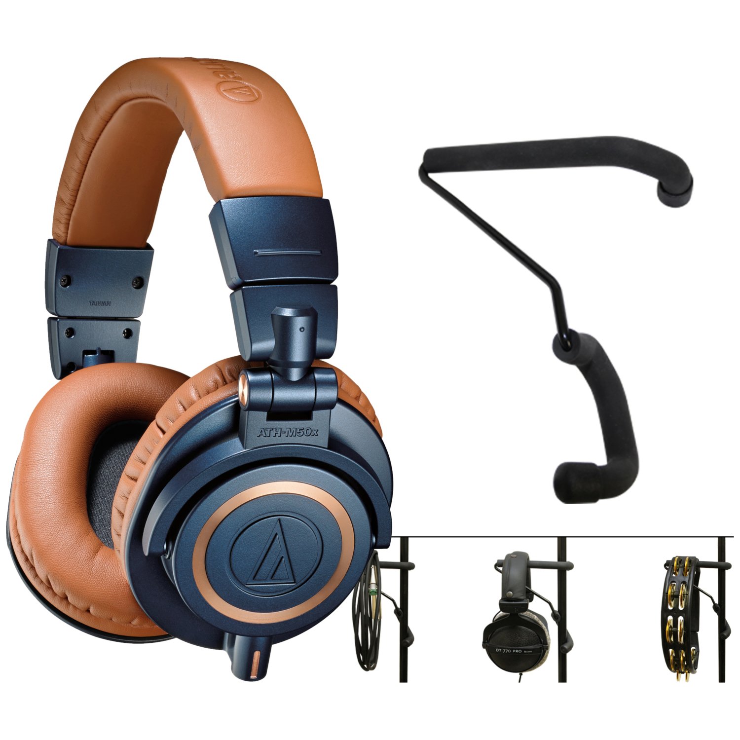 Audio Technica ATHM50XBL Headphones Blue w Amazon.co.uk Electronics