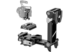 NEEWER Foldable V Mount Battery Plate with Arca Type Baseplate for PD Quick Release Plate DJI RS3 Pro Gimbal & Tripod, Easy DSLR Camera Video Rig Compatible with SmallRig V Lock Battery & Cage, PS013