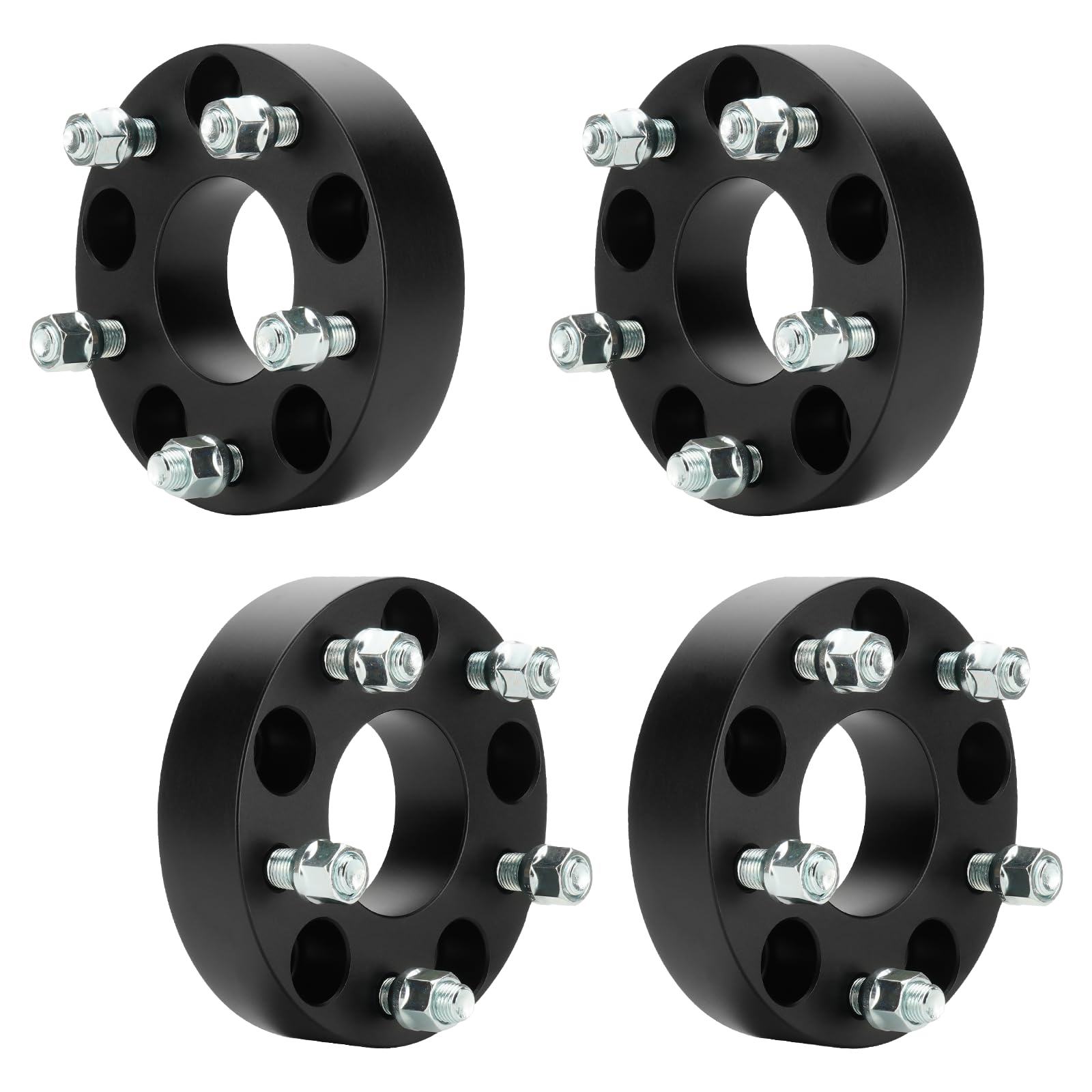 ECCPP 2PCS 1.5 Inch 5 Lug Wheel Spacers Hub Centric 5x5.5