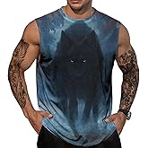 domirica Workout Tank Tops for Men Loose Fit Breathable Skin-Friendly Summer Shirt Lightweight T Shirt Casual Beachwear