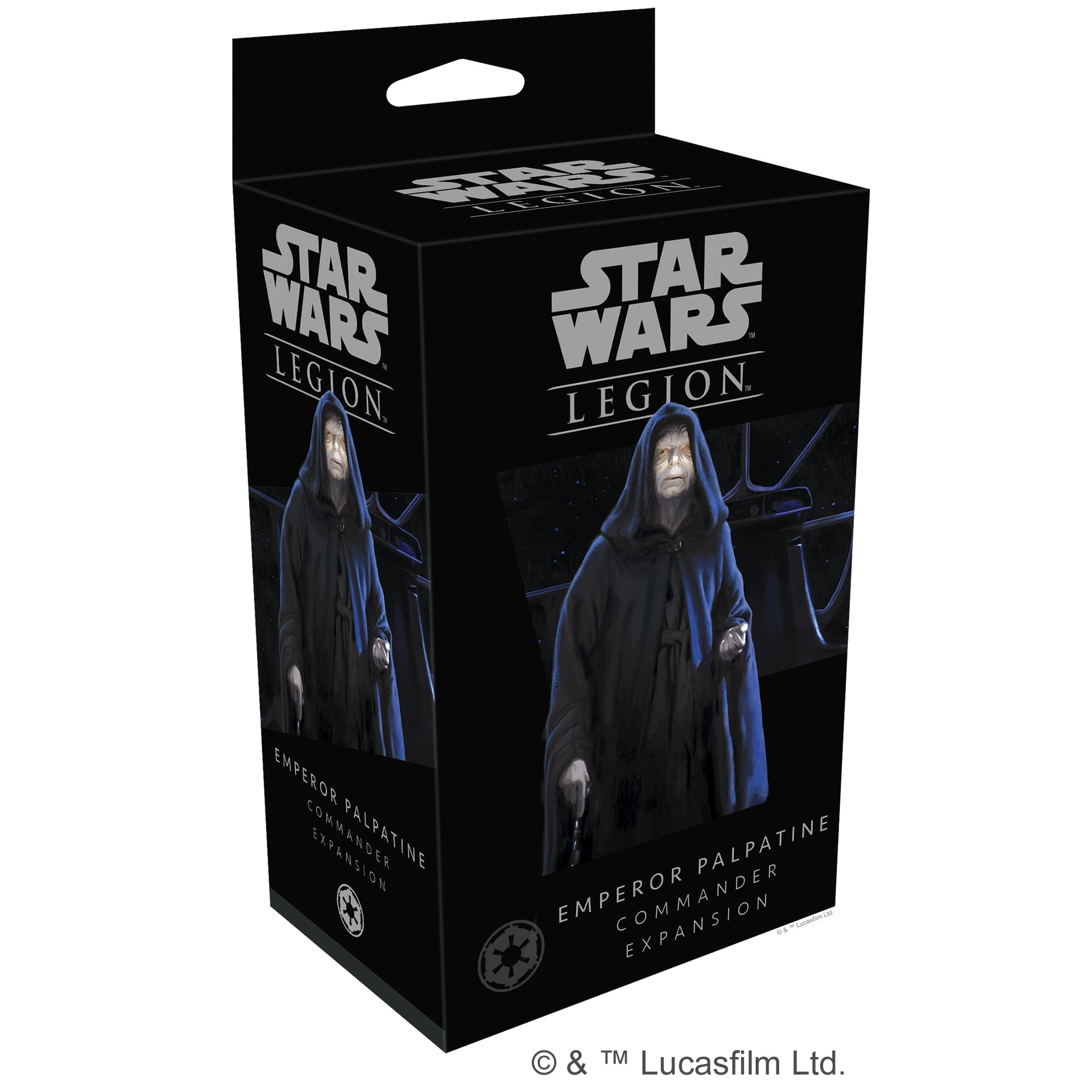 Fantasy Flight Games - Star Wars Legion : Galactic Empire Expansions : Emperor Palpatine Unit - Unit Expansion - Miniatures Game - Ages 14+ - 2 Players - 90 Minutes Playing Time — image 1