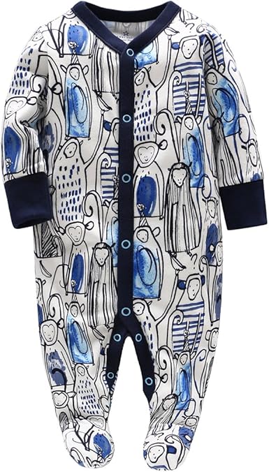 long sleeve sleepsuit baby