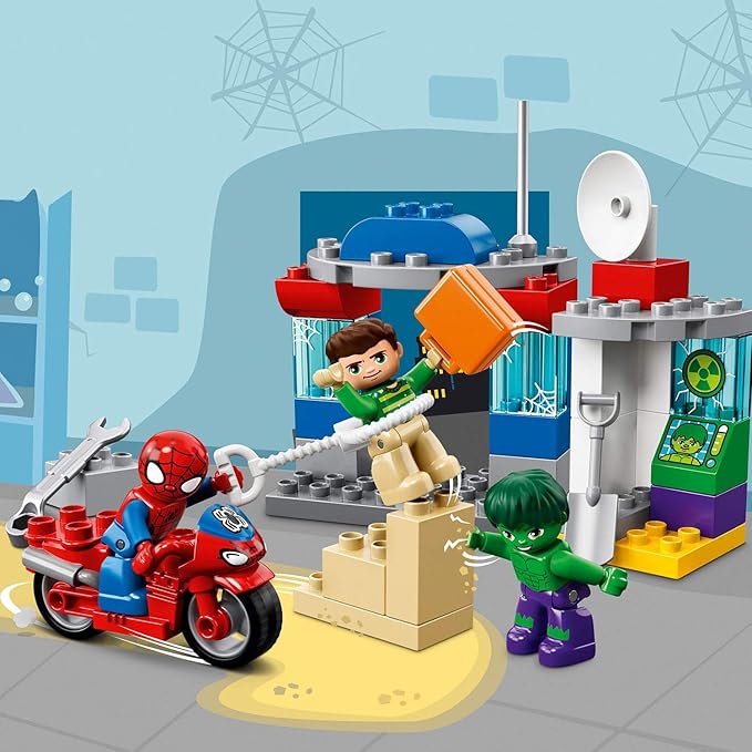 spiderman and hulk duplo