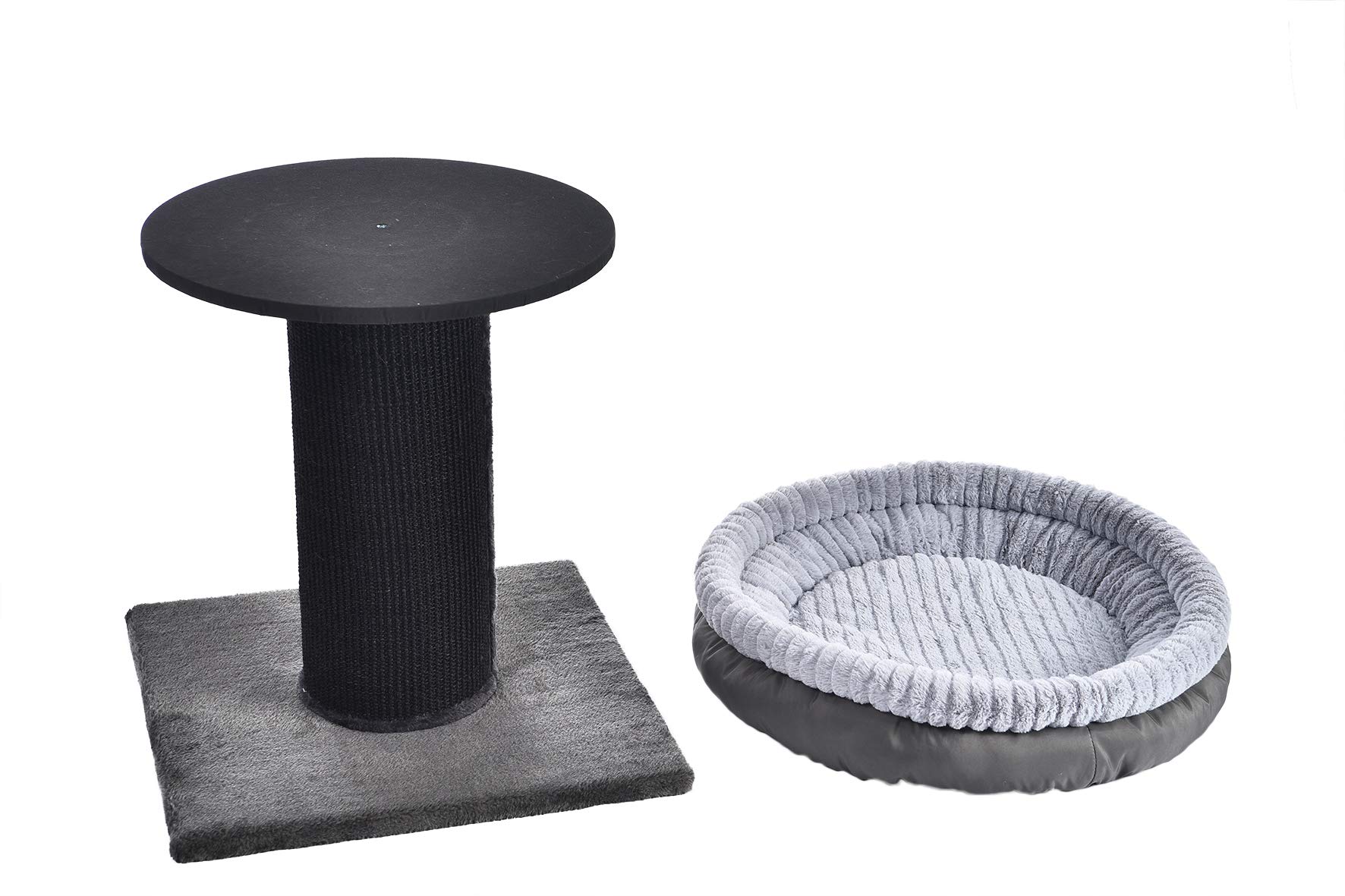 AmazonBasics Extra Large Cat Scratching Post Tree Tower With Bed 19 X