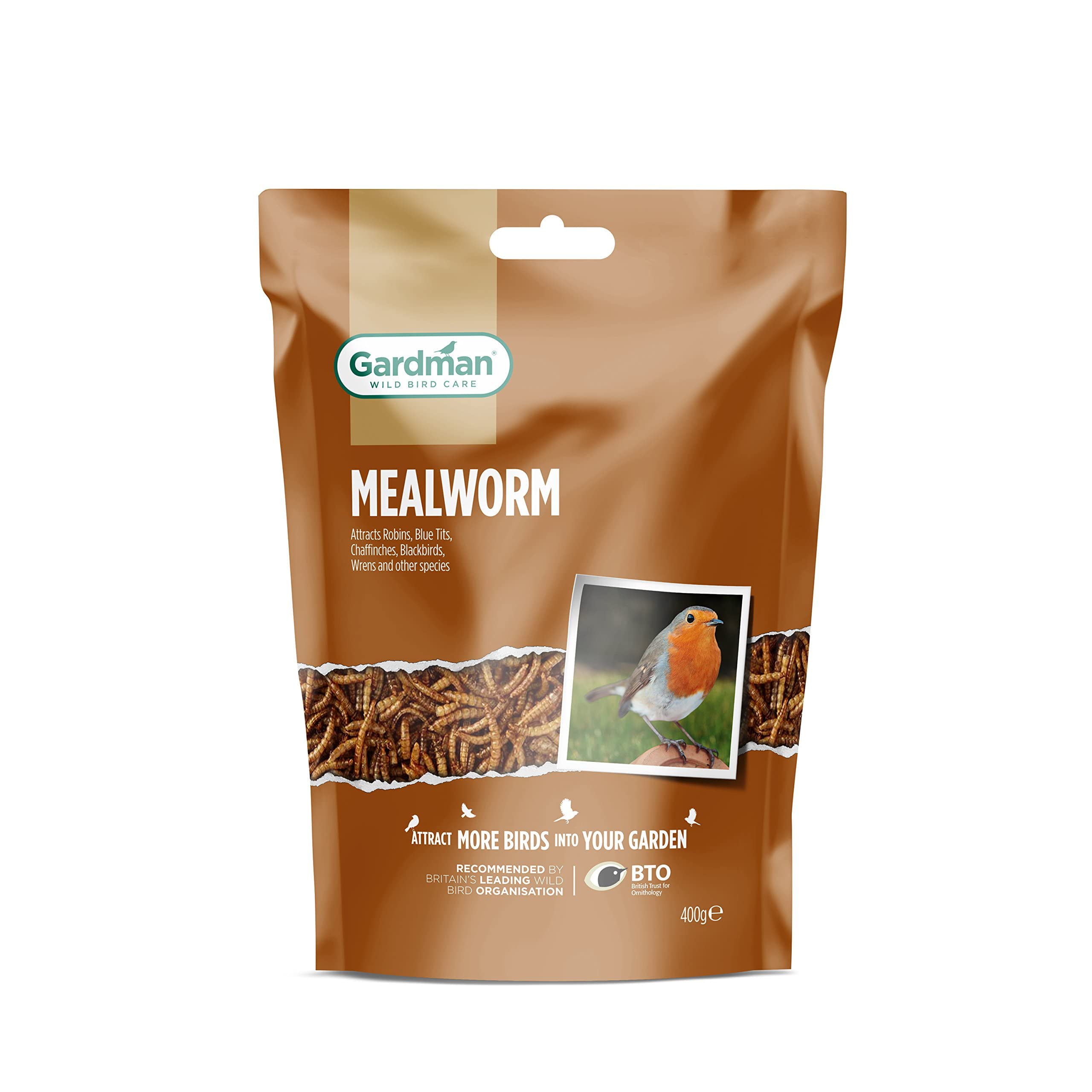 Gardman Mealworms for Wild Birds, 400 g