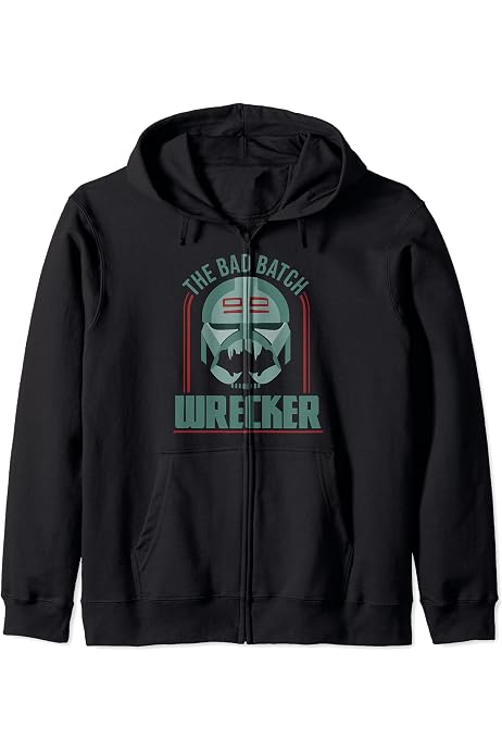 Amazon.com: Star Wars: The Clone Wars The Bad Batch Wrecker Pullover Hoodie  : Clothing, Shoes u0026 Jewelry