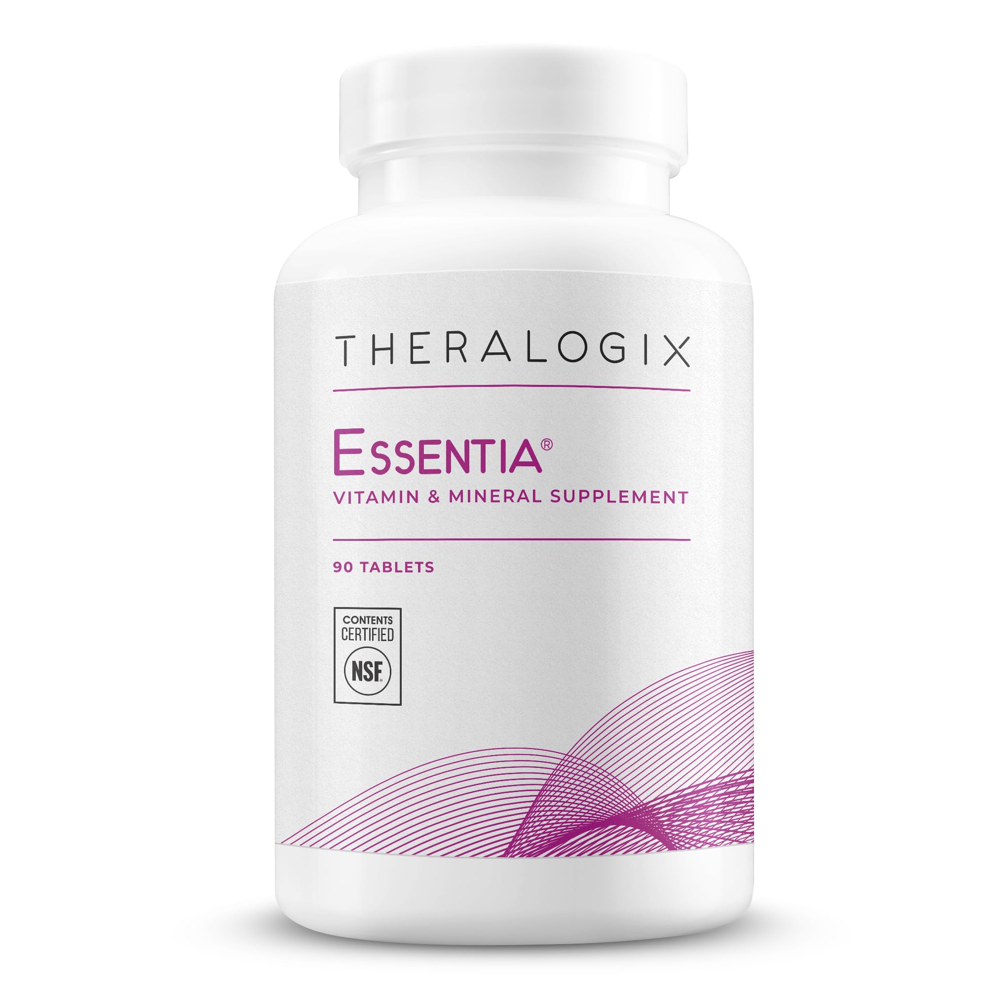 Theralogix Essentia Multivitamin for Women - 90-Day Supply - Women's Daily Multivitamin - Supports Immune Health & Bone Health - Includes Vitamin C, Vitamin D, Zinc & More - NSF Certified - 90 Tablets