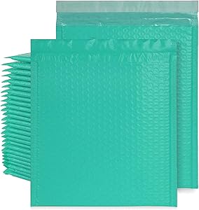 Bubble Mailers 8.5 x 11 Inch, 30Pack #2 Green Padded Envelopes Bulk Self Seal Poly Mailers, Bubble Mailing Envelope Bags for Shipping/Packaging/Mailing, Waterproof and Tear-Proof
