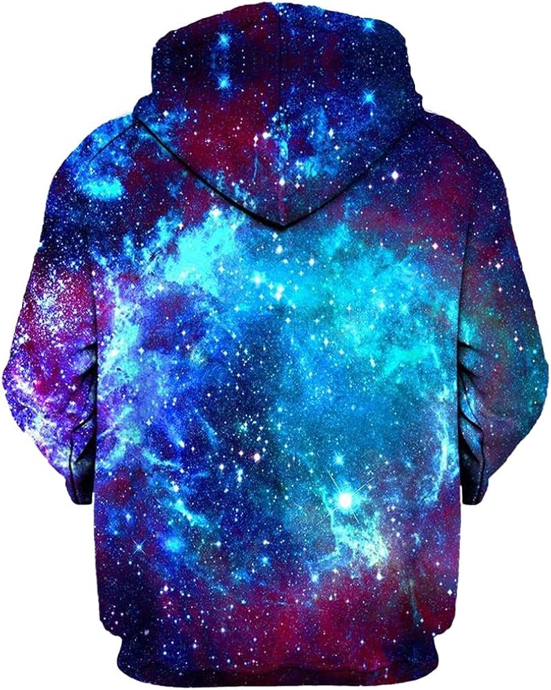 star blue galaxy hoodie