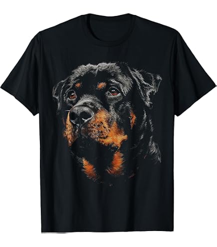 Amazon.com: Angry Rottweiler Barking Guard Dog Graphic Design T