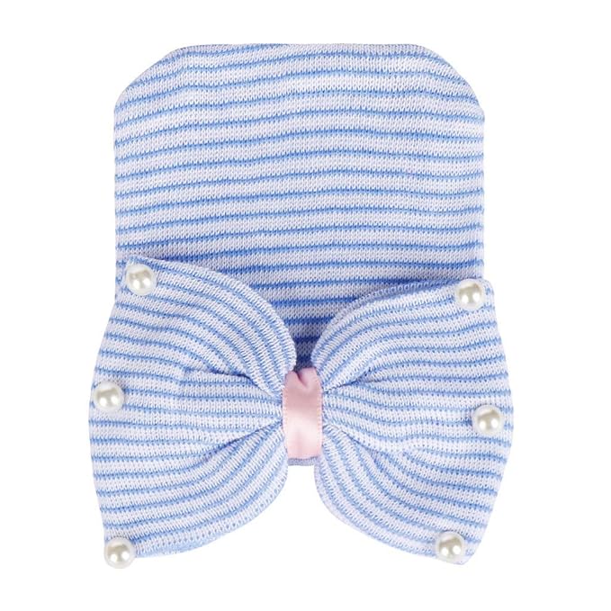newborn pearl bow hat