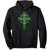 Irish Celtic Cross Knot Christian Holy Trinity Scottish Celt Pullover Hoodie
