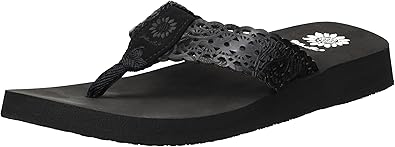 yellow box elephant flip flops